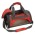 SHERPA SPORT DUFFLE Dog Cat Animal Pet Carrier Bag & Tote. Airline/Subway/Rail Approved. Size-Medium Color-Red w/ Reflective Sliver Trim